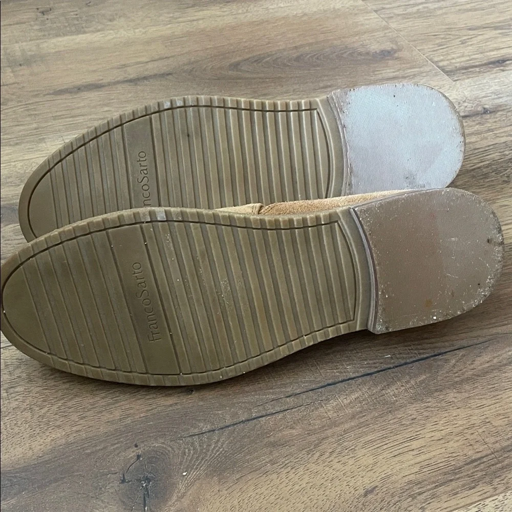 Franco Sarto Sherpa Lined Loafers Size 10